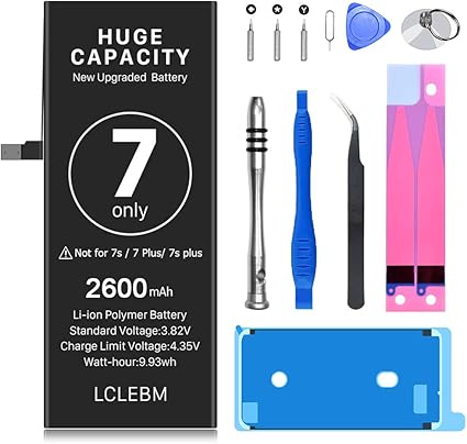 Amazon Lclebm Iphone 7 対応 バッテリー 2600mah 大容量 交換用 バッテリー Pse準拠 標準工具セット付き Iphone 7専用 バッテリー 通販
