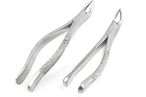 Laja Imports Set of Dental Extracting Forceps # 150 & 151 Extraction Instrument for Educational Use