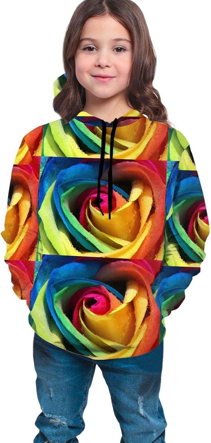 boys rose hoodie