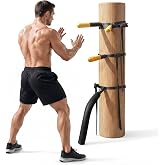 SYNTECSO Portable Wing Chun Dummy, Detachable Wooden Training Dummy
