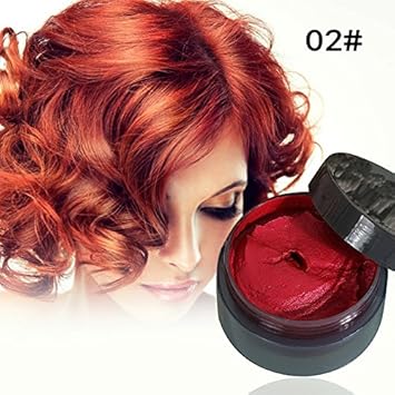 Red Women Men Fashion Hair Tool Hair Modeling Temporary Hair Dye