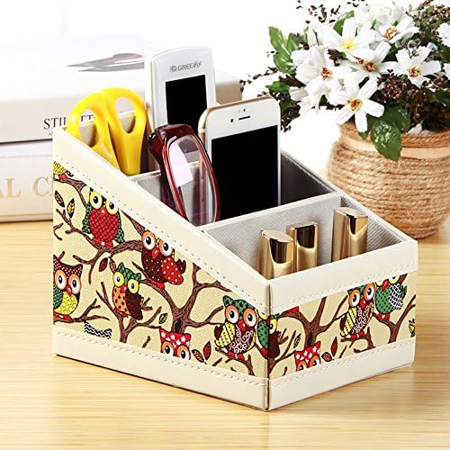 Makeup organizers Table tv remote control storage box Cosmetic storage box-I
