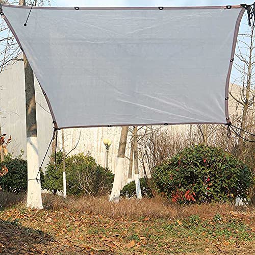 HYHMJ-Sonnenschutz Netz Nachhaltige Nutzung Sonnensegel Sonnenschutz Verschleißfest Antialterung Schattiernetz Kann Verwendet Werden Für Garten Glashaus UV-Beständig Onnensegel,Weiß,6.8x13m – Bild 5