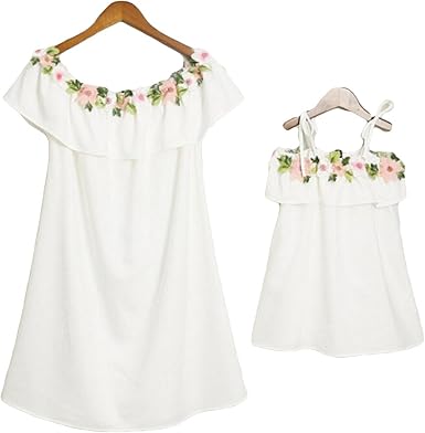 matching summer dresses for mother and daughter