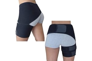 Yeahgoshopping Unisex Hip Brace Thigh Compression Sleeve & Groin Compression Wrap Fitness Leg & Hip Protector, Effectively Prevent Muscle Tension, Suitable For Weightlifting, Running And Other Sports