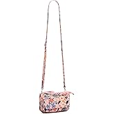 Vera Bradley Women's Cotton Wallet Crossbody Purse with RFID Protection
