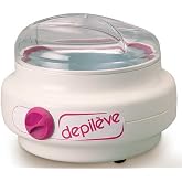 Depileve Pro Wax Warmer - Thermostat Controlled, Adjustable Heat Settings, Low Profile - 14 oz.