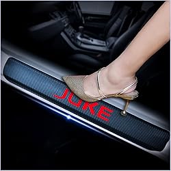 kaiweiqin 4Pcs Car Door Sill Scuff Plate Cover for