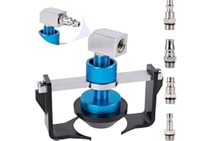 BELEY Universal Master Cylinder Adapter with 4Pcs Quick Connect, 58mm Brake Bleeder Adapter for Honda, Toyota & All Vehicles