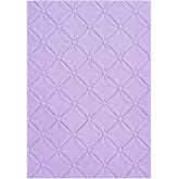 Briartw Tufted 3D Embossing Folder for Card Making, Scrapbooking | Clear Plastic Quilted Texture Template 6.3"x4.5", Compatible with Sizzix Big Shot &amp; Cuttlebug, for Wedding &amp; Greeting Cards