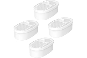 WTFRZERO Replacement Filter for Waterdrop® WD-PF-01A Plus, Reduces PFOA/PFOS, Chlorine, Compatible with Waterdrop® Pitchers, Lasts 3 Months or 200 Gallons, Pack of 4
