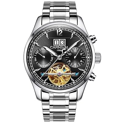 CARNIVAL Men's Silver Stainless Steel Automatic Nigeria Ubuy