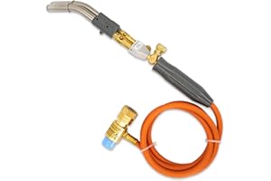 CYBRING Double Valve Mapp Torch With 2 Head And Hose For Soldering