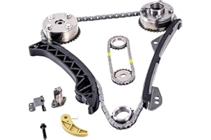 loosoo Timing Chain Kit Compatible with Pontiac Vibe 2009-2010, Scion XD 2008-2009 2011-2014, Toyo-ta Corolla 2009-2015/Matrix 2009-2014/Prius 2011-2015, Replace 13050-0T021 13070-0T010