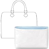 FANJI Project Purse Organizer Insert for LV Speedy 30 Handbag, Custom Fit Inside Premium Celeste Lightweight Water Resistant Tote Bag Insert with Cup Holder Accessories