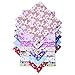 eBoot 144 Sheets Craft Folding Origami Paper Washi Folding Paper 6 by 6 Inch, 12 Different Colors and Patterns