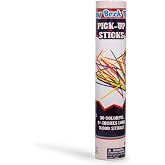 Continuum Games Way Back Toys Pick Up Sticks, 30 Colorful Wooden and Easy | for ages 5 and up, to carry container, game of steady hands and skill, novelty family fun game