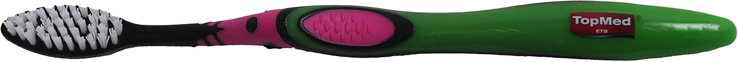 Top Med ETS Smokers Toothbrush Extra Hard (Color May Vary) (3), Multicolor - Image 5
