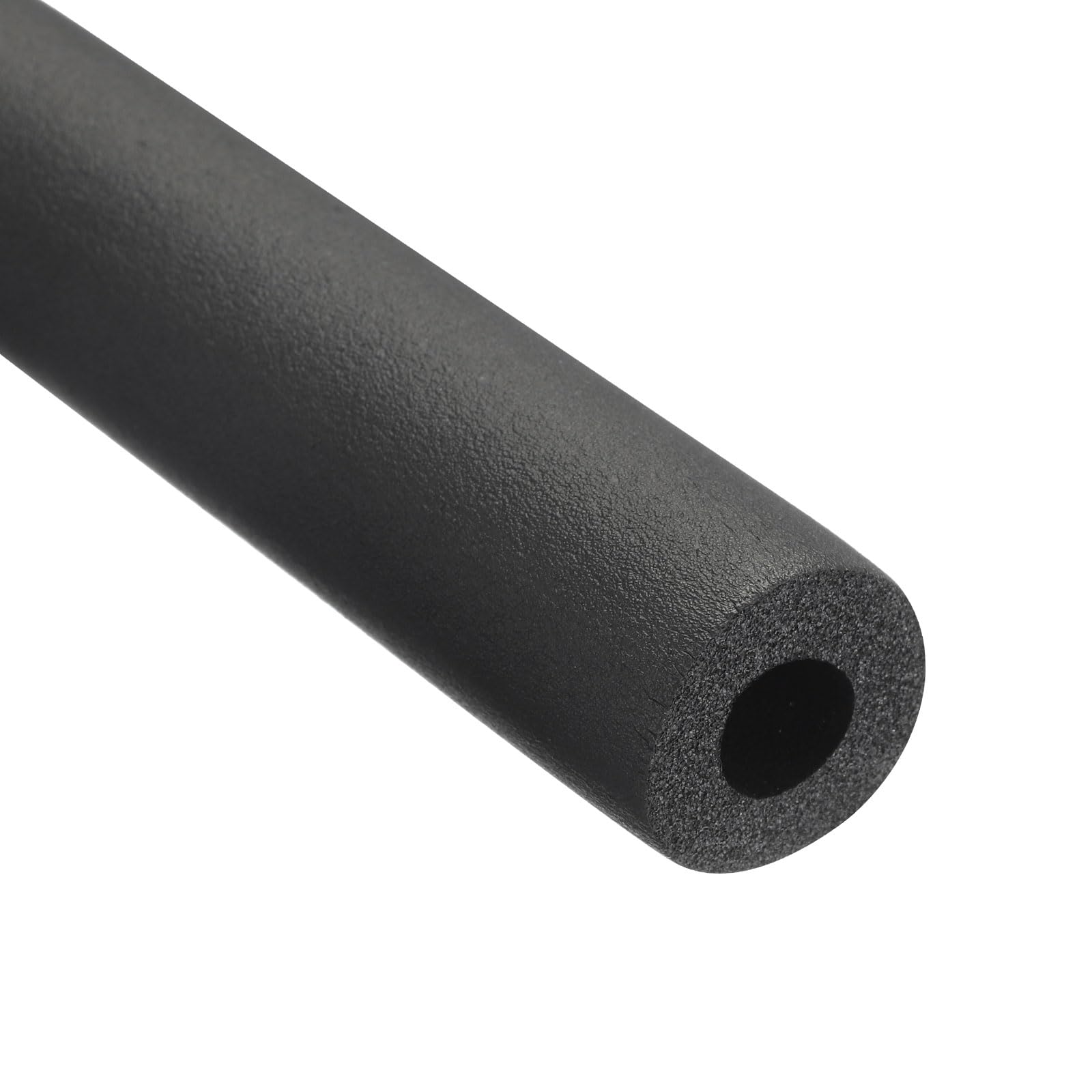 Rebower 13mm ID Pipe Insulation Tubing 9mm Thick Heat Preservation Foam Tube, [for Plumbing Freeze Protection Exercise Handle] - 31mm OD/6ft/Black