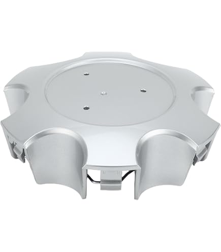 VekAuto Wheel Center Caps For Toyota Sequoia & Tundra – Silver Plastic Hub Caps (1 Pack)