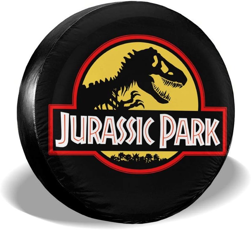 RKODSL Jurassic Park 14" 15" 16" 17" Universal Spare Tire Tyre Cover Wheel Covers for All Cars