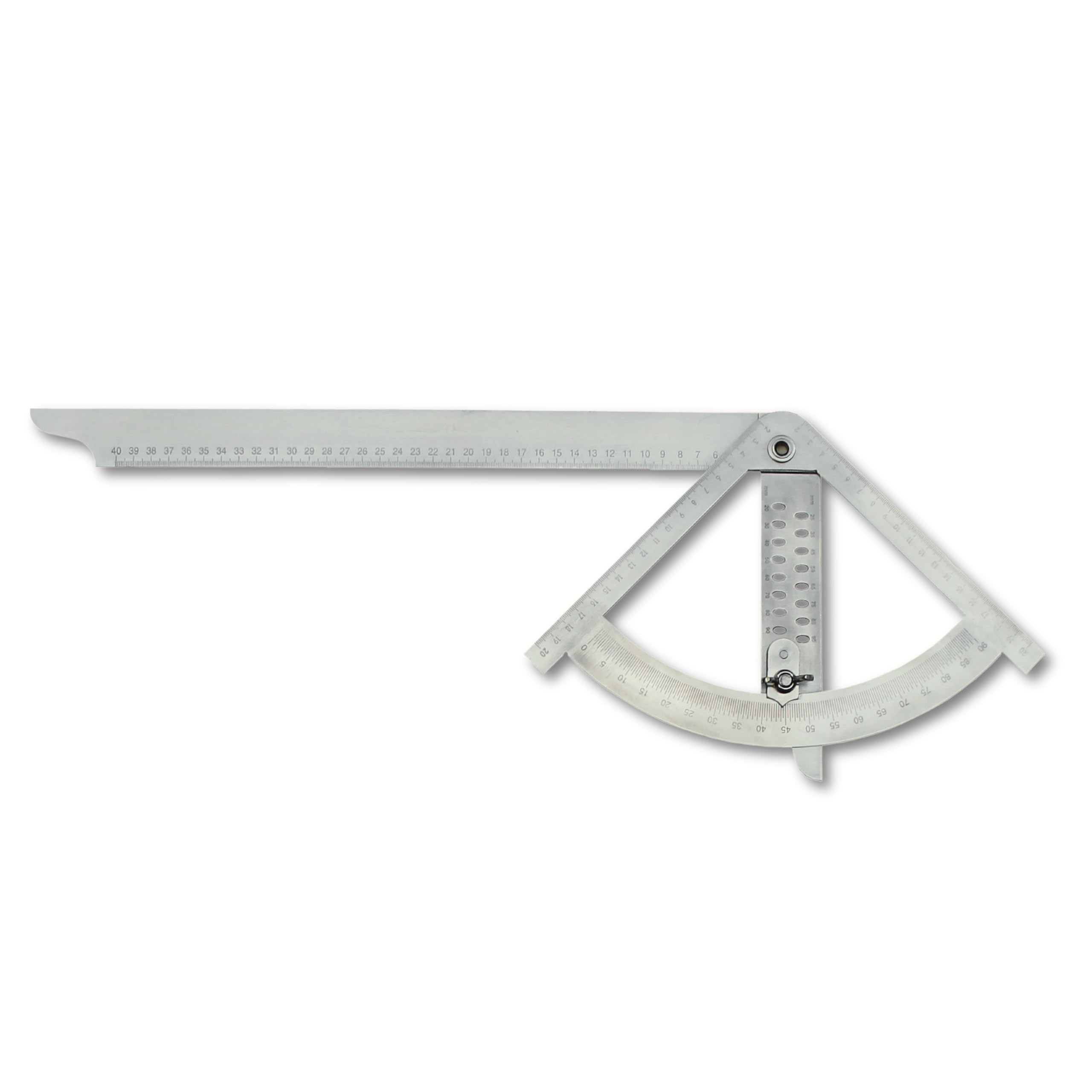 hedue® Alpha Scribing Tool Mikro – Professional Timber Framing Layout & Marking Tool, 210 x 450 x 5 mm