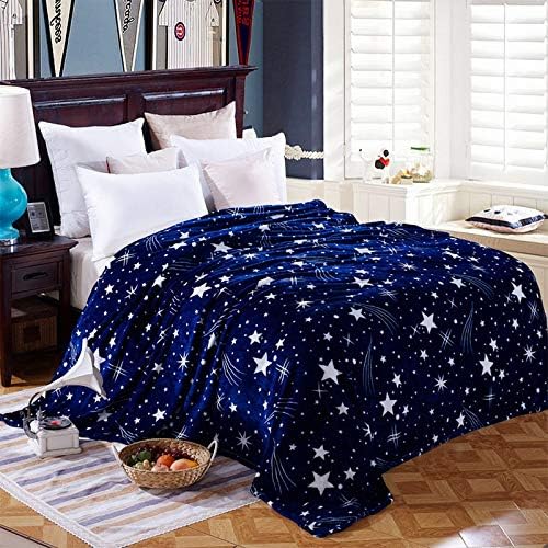 Urijk Soft Fluffy Warm Throw Blanket for Sofa, Bed, Couch, Car -Microfiber, Wrinkle Resistant, Anti-fade, Double/Twin Size (#21, 120 * 200cm)