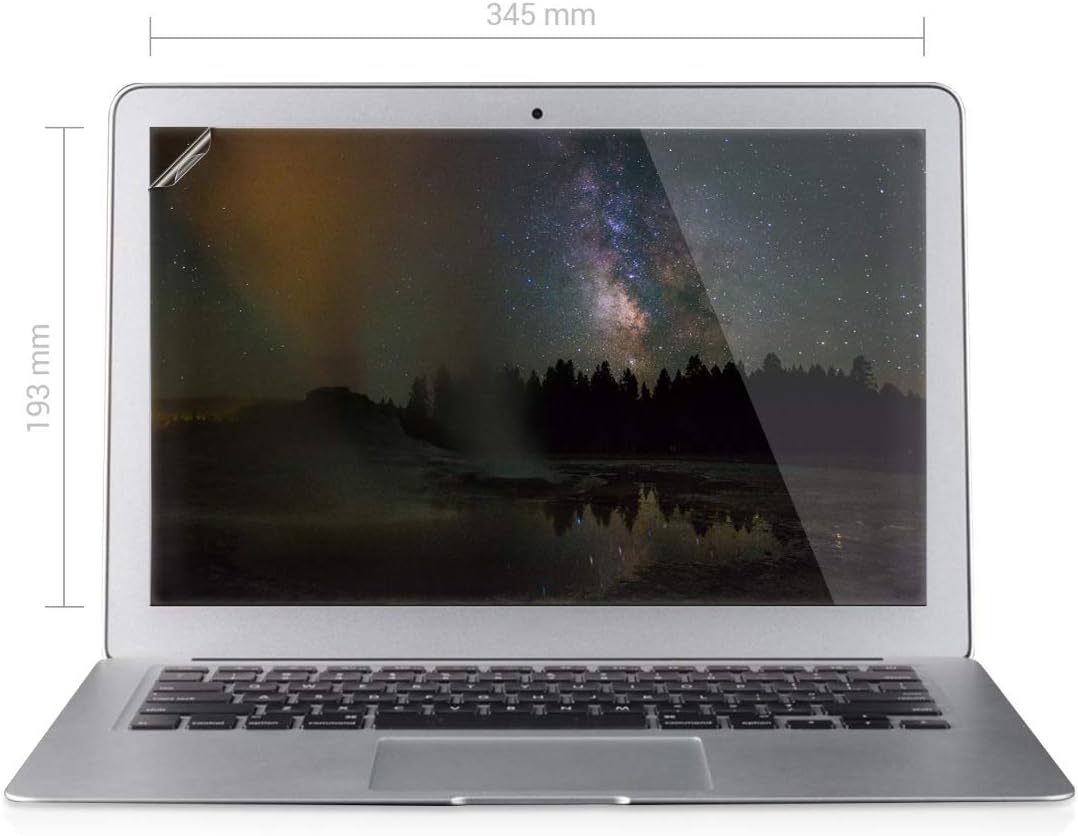 kwmobile Universal Screen Protector for 15.6" Laptop/Notebook - Display Film for Laptops - Matte, transparent, 1x - Image 3