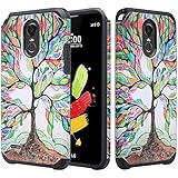 LG Stylo 3 Case, LG Stylo 3 Plus Case [Shockproof] Hybrid Drop Protection Dual Layer Defender Protective Case Cover for Stylo 3/ Stylo3 Plus - Colorful Tree