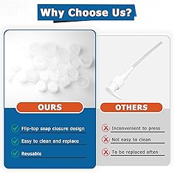 20-Pack with 5 Sizes Reusable, Leak-Proof Caps Flip