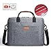 KALIDI Messenger Bag 16 Inch Slim Laptop Vegan Leather Briefcase Crossbody Tote for 15.6