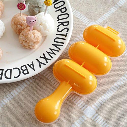 Shake Rice Ball Shape Sushi Maker Mould with Spoon Kitchen Mold Tools for kids