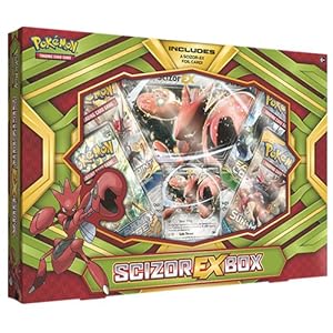 Image of Pokemon Cards Pokscizorexbx Cards Pokémon TCG: Scizor-EX Box Game, Green