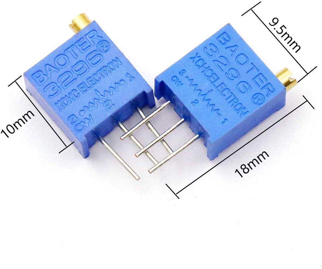 5K 10K 20K 50K 100K Ohm Potentiometer Knob Linear Potentiometer 3