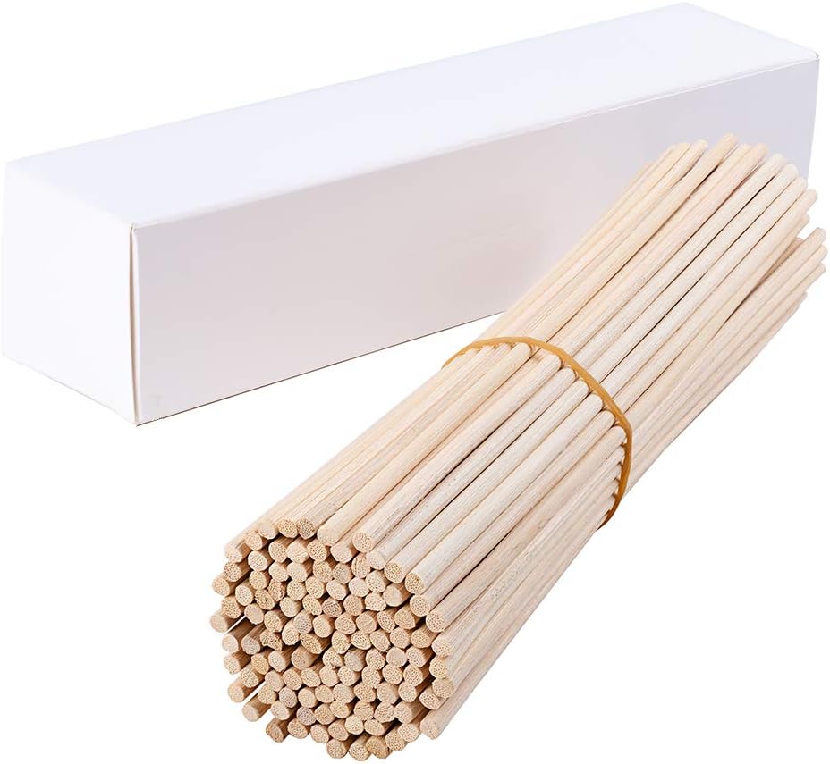 EXQUISS 60 Pcs Wood Rattan Reed Sticks Reed Diffuser