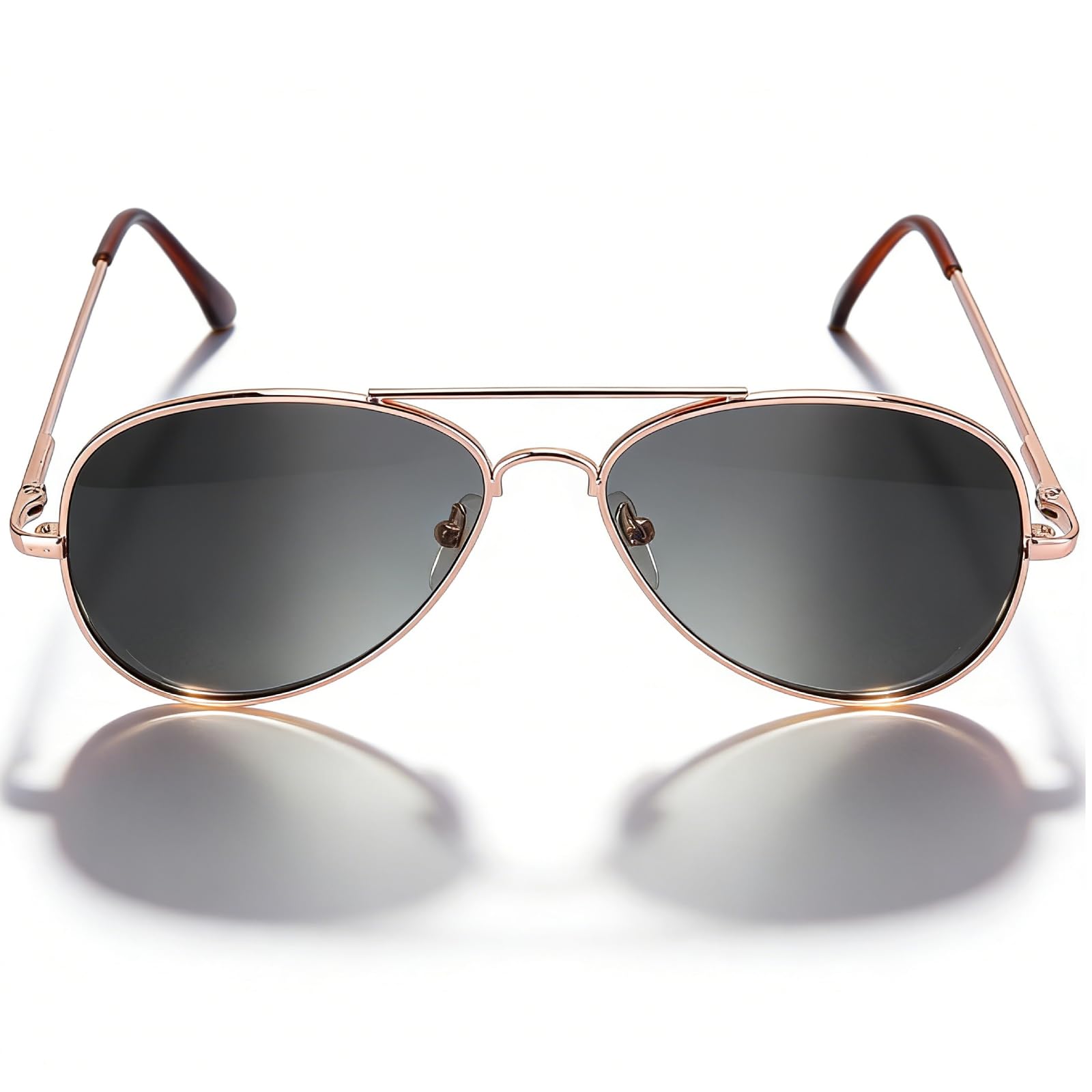 360° Vision Safety Sunglasses, UV Protection Outdoor Sport Sunglasses Rear View AntiTracking Glasses with HD Side Mirrors for Cycling, Driving, and Personal Security