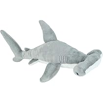 Wild Republic Hammerhead Shark Plush, Stuffed Animal, Plush Toy