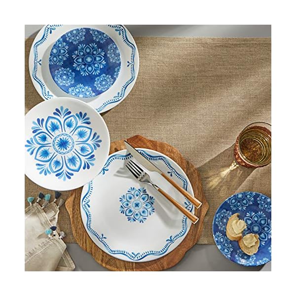 Corelle Vitrelle 18Piece Service for 6 Dinnerware Set, Triple Layer