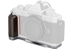 SmallRig L-Shaped Mount Plate with Wooden Handle for Nikon Z f (Silver) 5707