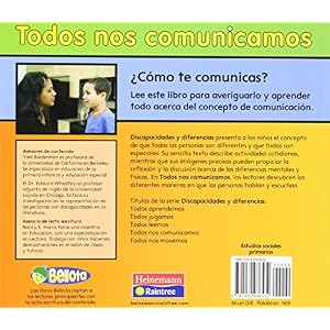 Todos nos comunicamos (Discapacidades y diferencias) (Spanish Edition)
