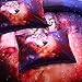 A Nice Night Galaxy Wolf Printed Comforter Set
