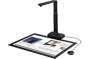 VIISAN S21 Large Format Book & Document Scanner, Capture Size A2, 27MP USB Document Camera with Auto-Flatten, Fingerprint Removal Technologies, Multi-Language OCR, Compatible with Windows & macOS