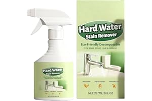Hard Water Stain Remover | 237ML Soap Scum Cleaning Agent - Hard Water Spot Remover Spray,for Shower Bathtub Faucet Sink Bath