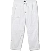 Nautica Womens Cotton Poplin Caspian Utility Pant