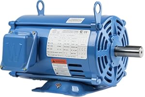 WORLDWIDE ELECTRIC 7.5 HP 3 Phase Electric Motor 3500 RPM 184T Frame ODP Open Drip Proof 230/460V