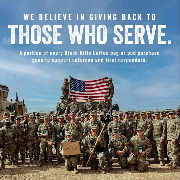 Black Rifle Coffee Freedom Blend (Medium Roast Coffee Pods, 12 Count