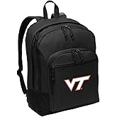 Broad Bay Virginia Tech Backpack - Medium Size - Classic Style - Official VT Hokies Logo Backpack