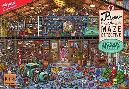 Pierre the Maze Detective 200 Piece Jigsaw Puzzle Game – October 4, 2016