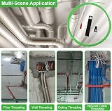 YAANBUNB 6m Fish Tape Wire Puller Nylon Cable Rod Kit Metal Lock for Insulation view 6