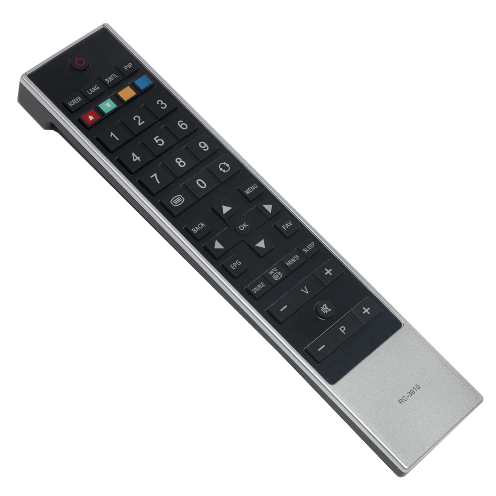 ALLIMITY RC-3910 Replace Remote Control fit for Toshiba 32BV701B 32BV702B 32KV500B 37BV700B 19BV501B 22BL502B 22BL712B 32BL502B 32BL505B 32BV501B 32BV512B 40BV700B 40BV701B 40BV702B